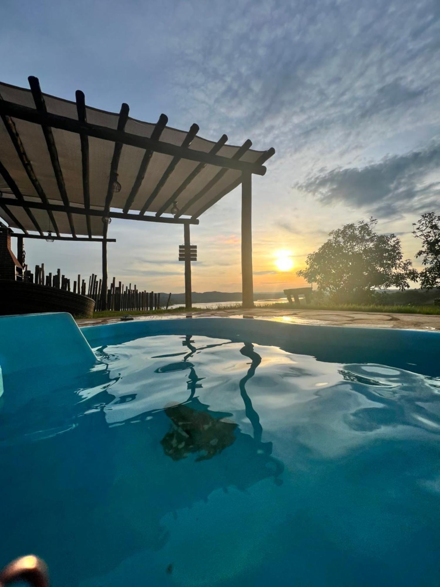 Chale Mirante, Piscina, Cachoeira, Lago E Vista Espetacular Alexania Bagian luar foto
